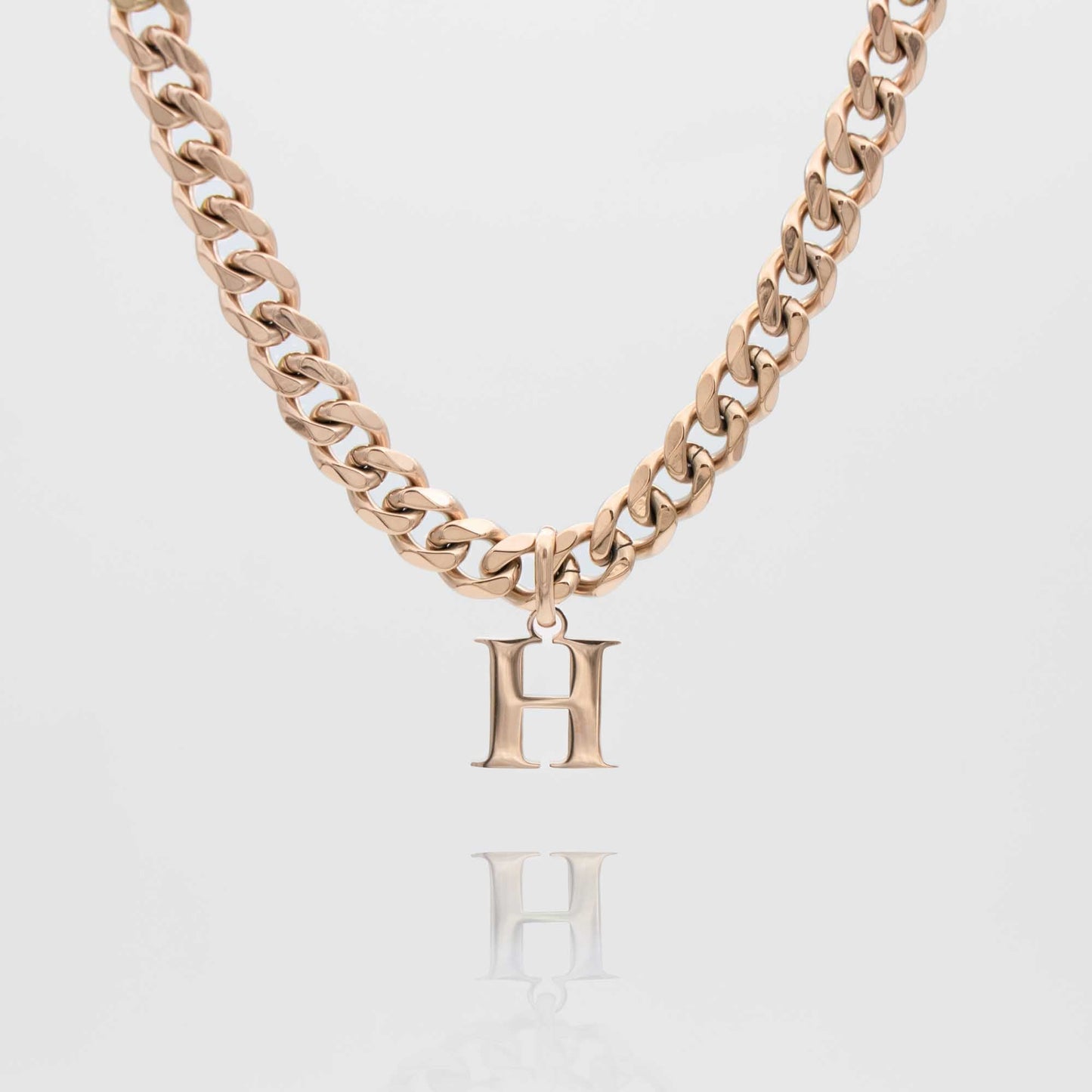 Mya Initial necklace | Thick Cuban