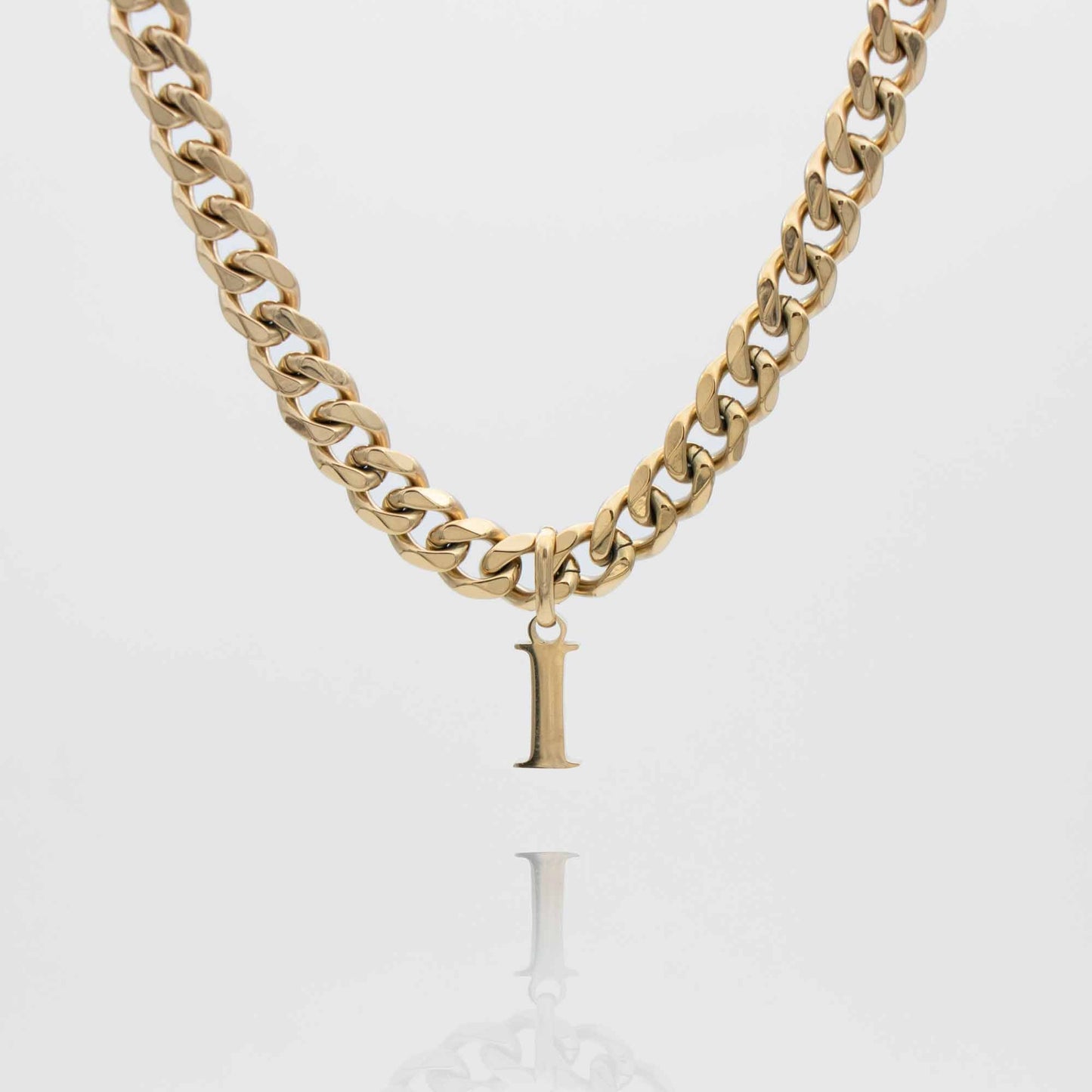 Mya Initial necklace | Thick Cuban