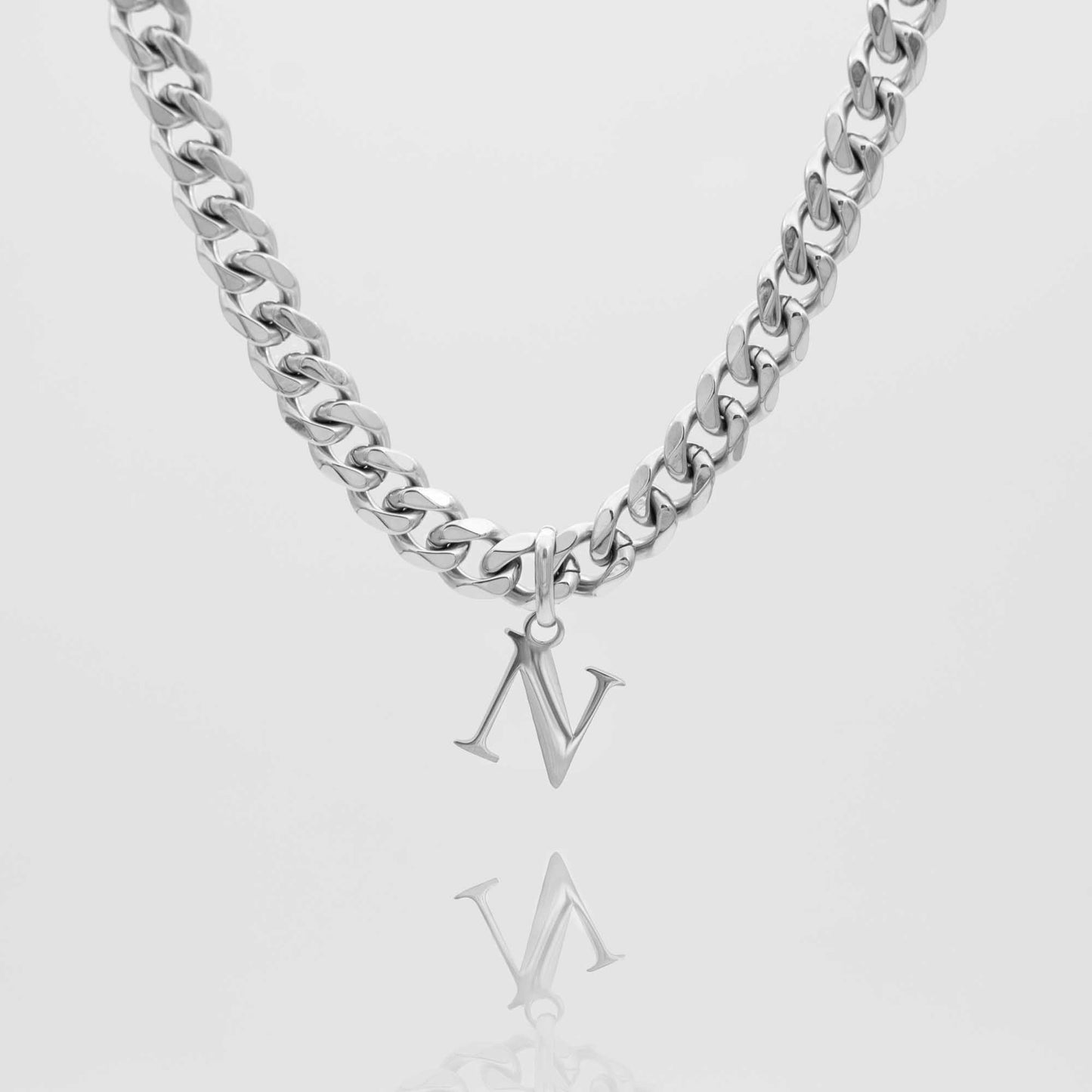 Mya Initial necklace | Thick Cuban
