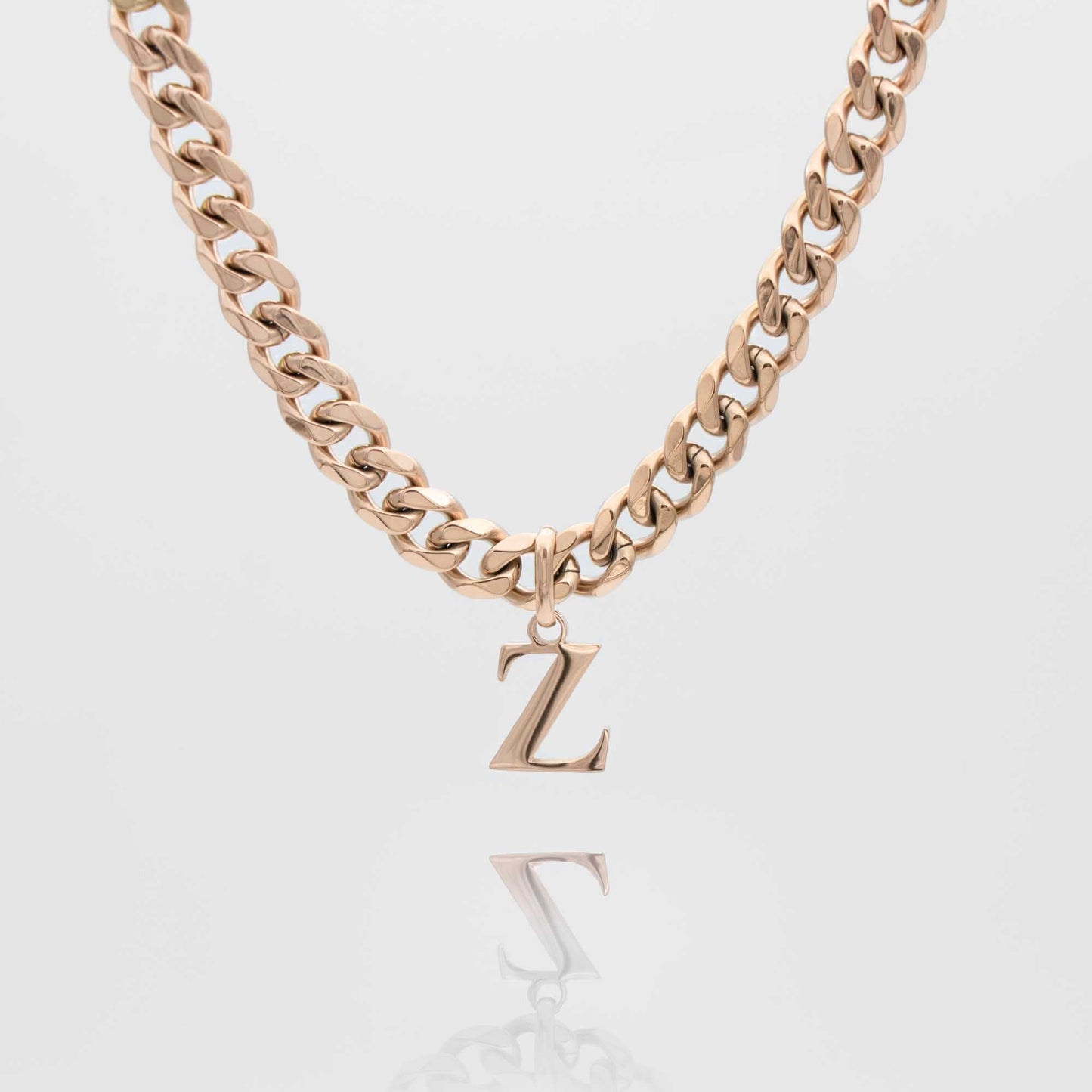 Mya Initial necklace | Thick Cuban