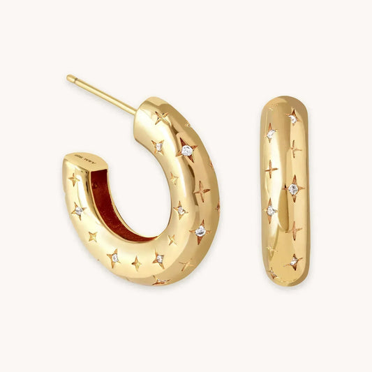 Florenzia | Orecchini a Stella in Oro 18k