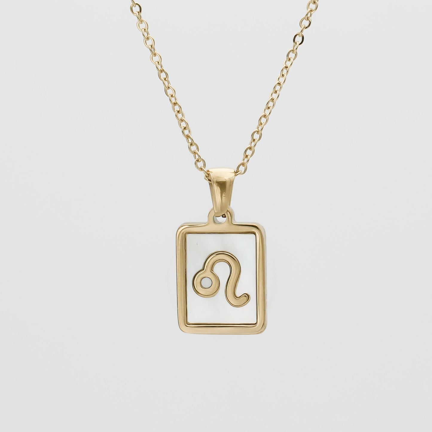 Opal Zodiac Symbol Necklace