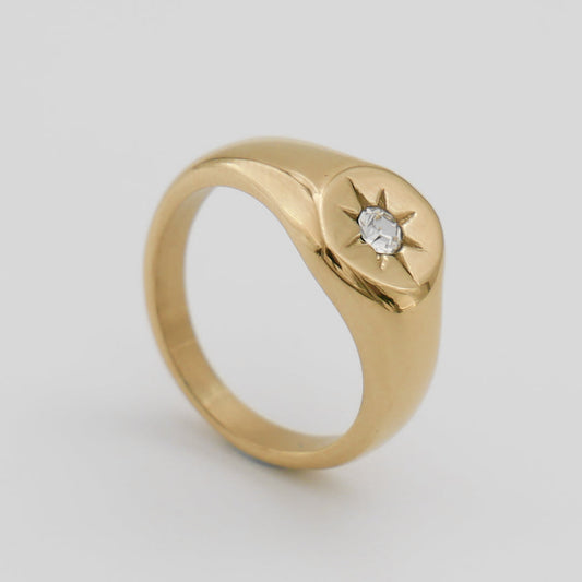 Starlight Signet Ring
