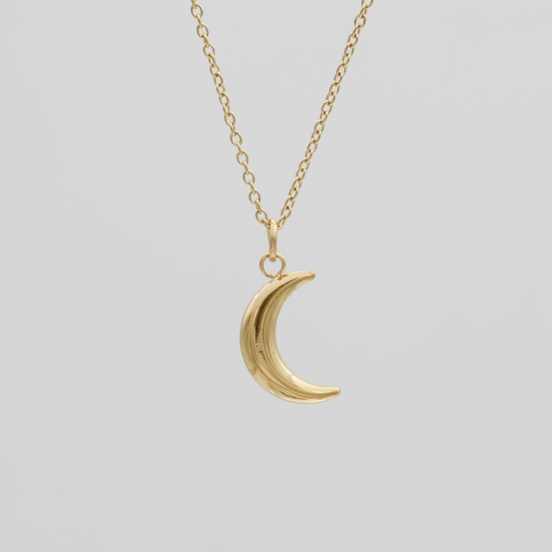 Mini Crescent Moon Necklace
