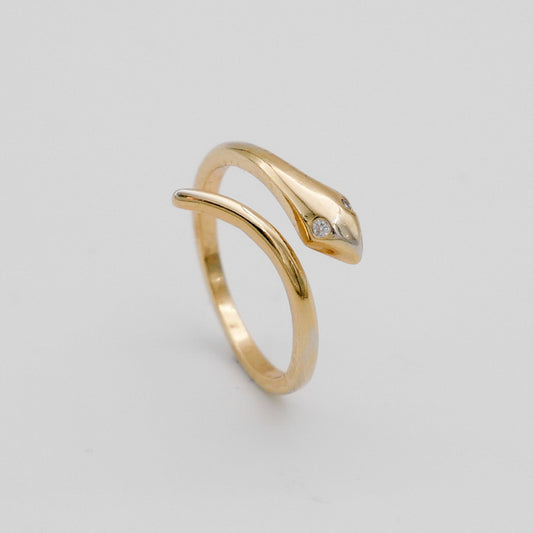 Savannah Adjustable Snake Ring