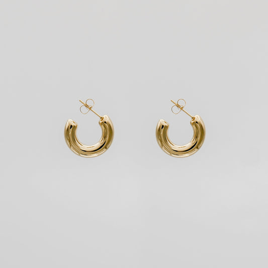 Gold Mini Chunky Hoops