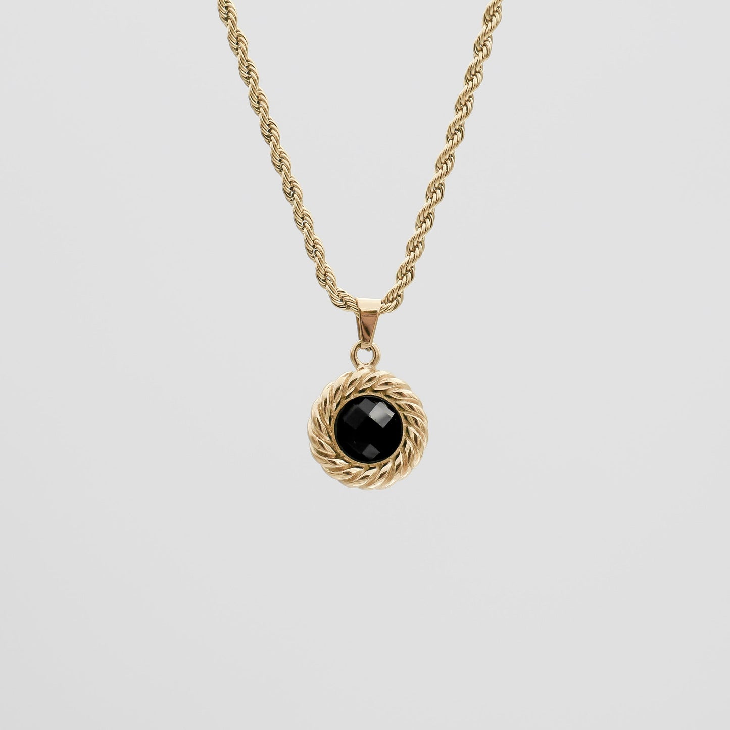 Esme Onyx Round Necklace