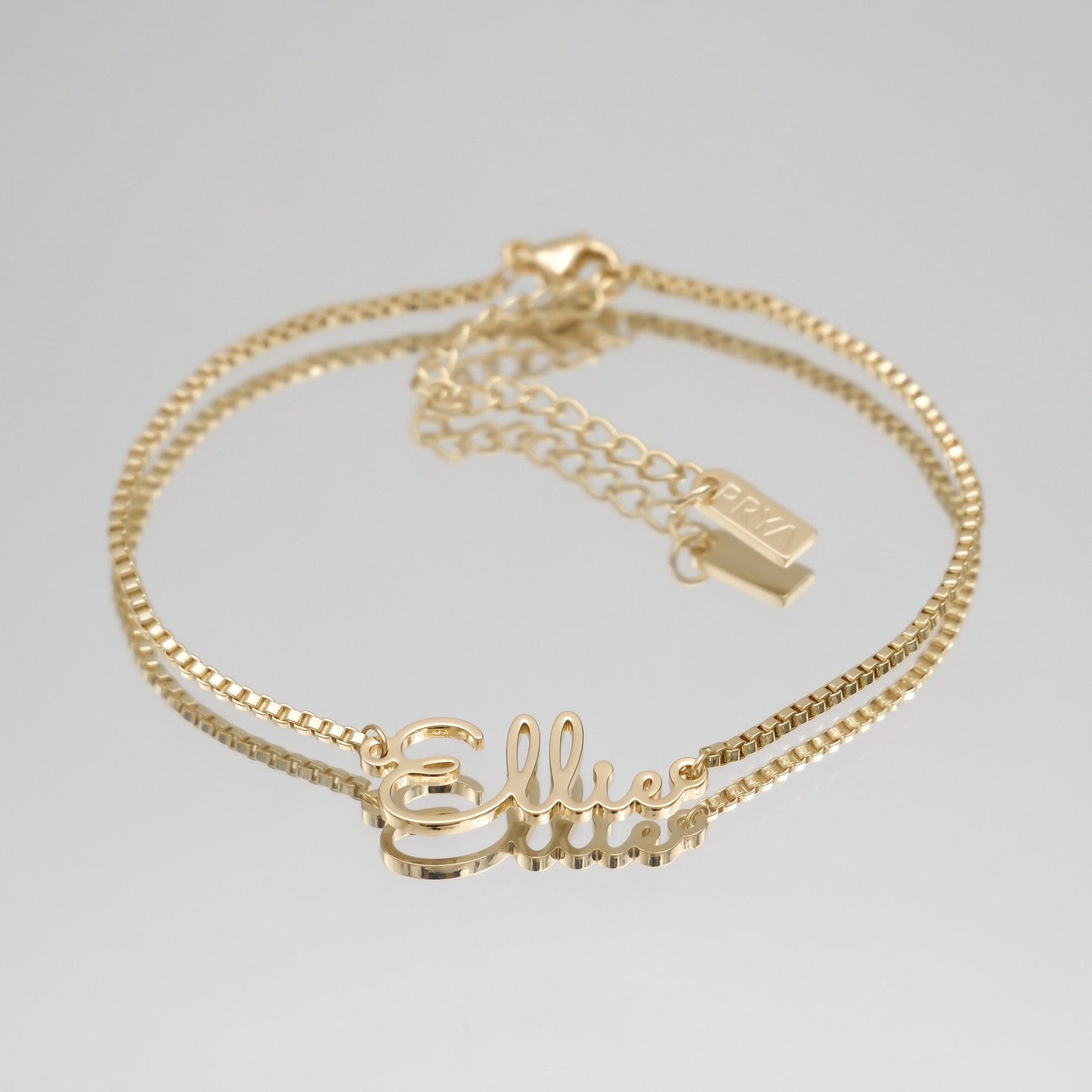 London Custom Name Anklet