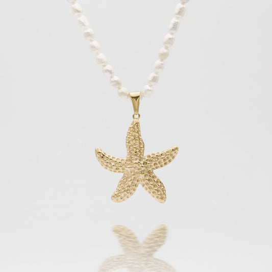 Ariel Starfish Pearl Necklace