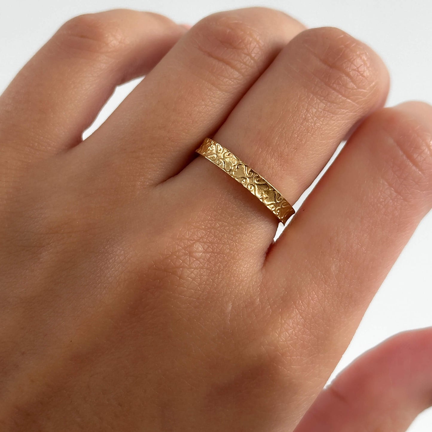 Aurora Celtic Pattern Ring