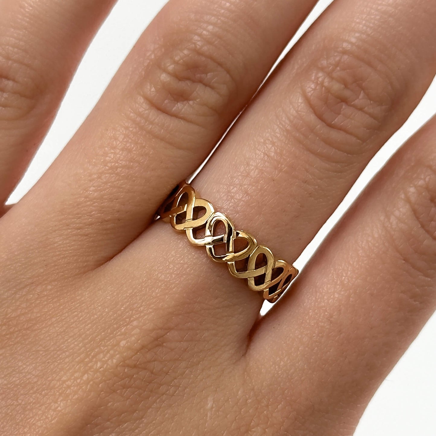 Hallie Heart Knot Ring
