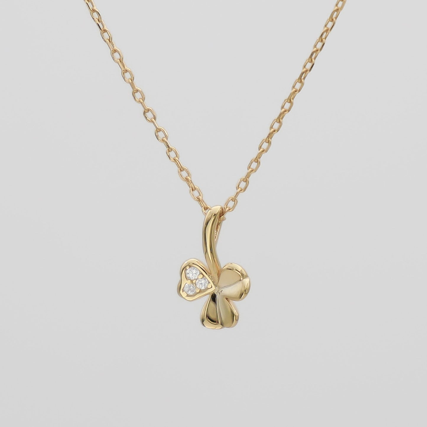 Felicity Mini clover necklace