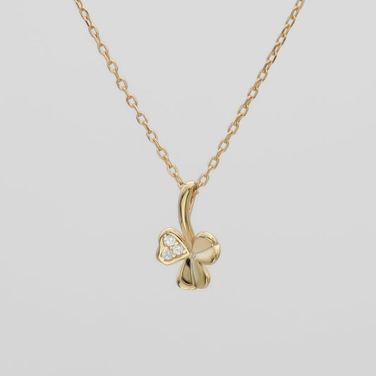 Felicity Mini clover necklace