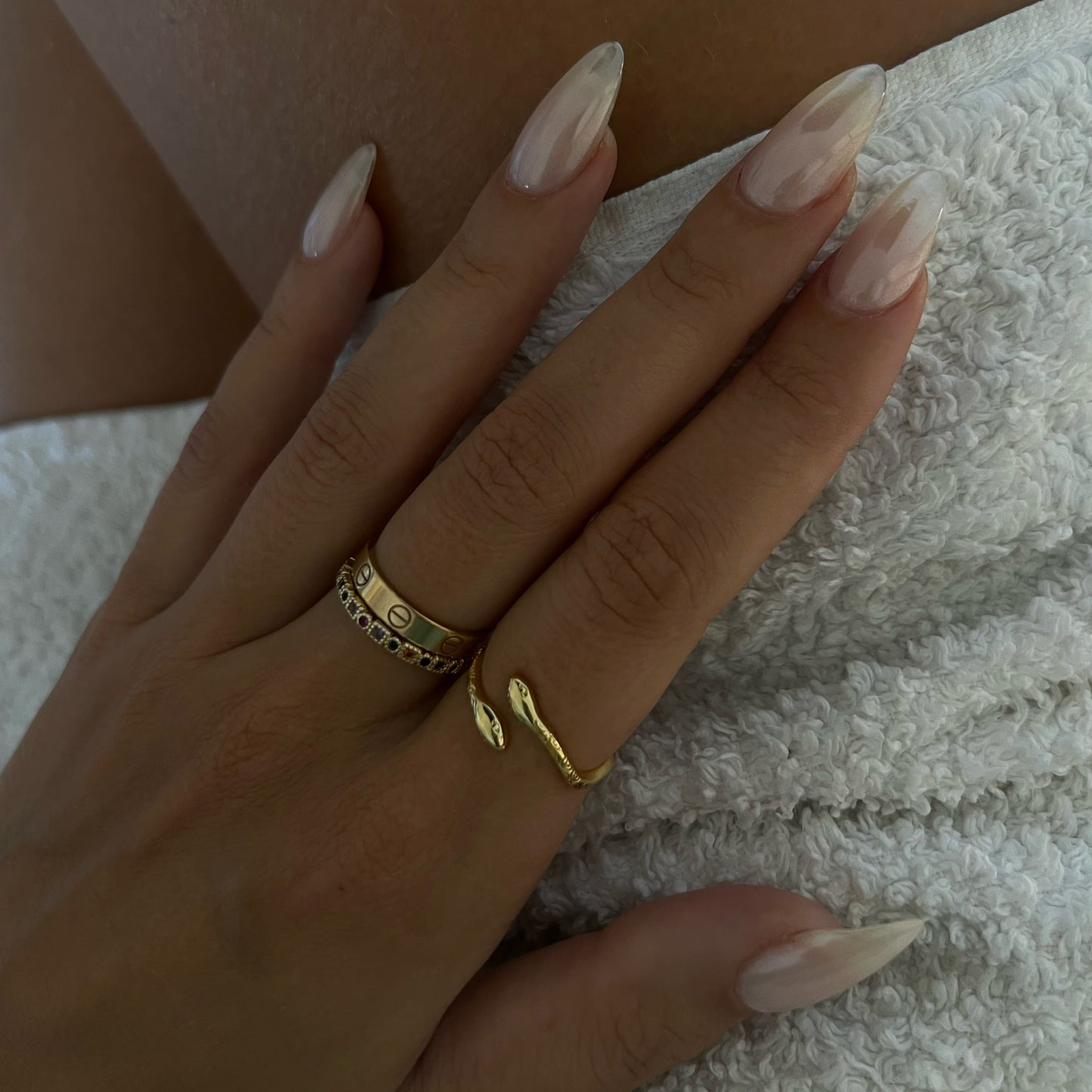 Eve Adjustable Snake Ring