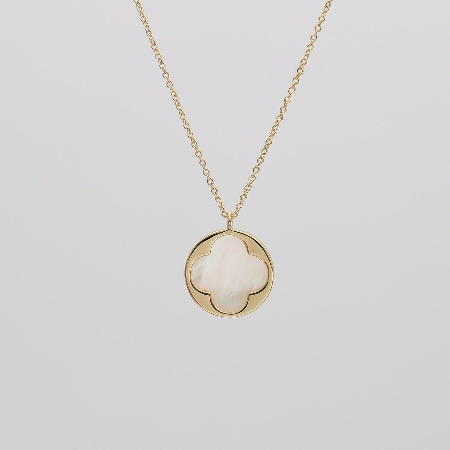 Faith Four Leaf Clover Opal Necklace