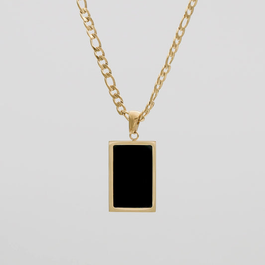 Saraya Onyx Tablet Necklace