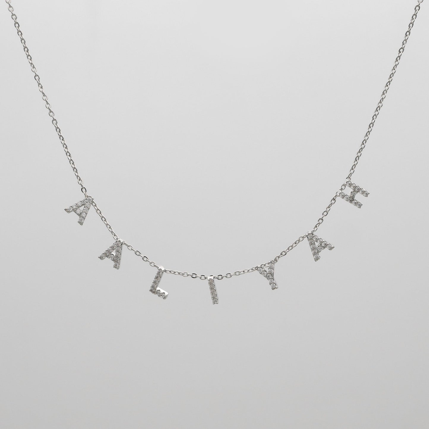 ICY Suspended Custom Name Necklace