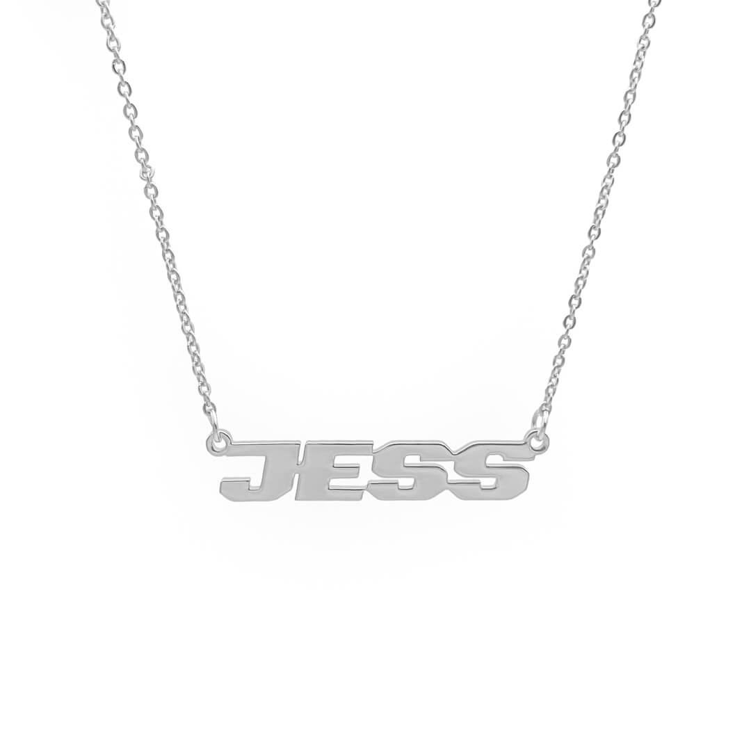 Action Custom Name Necklace