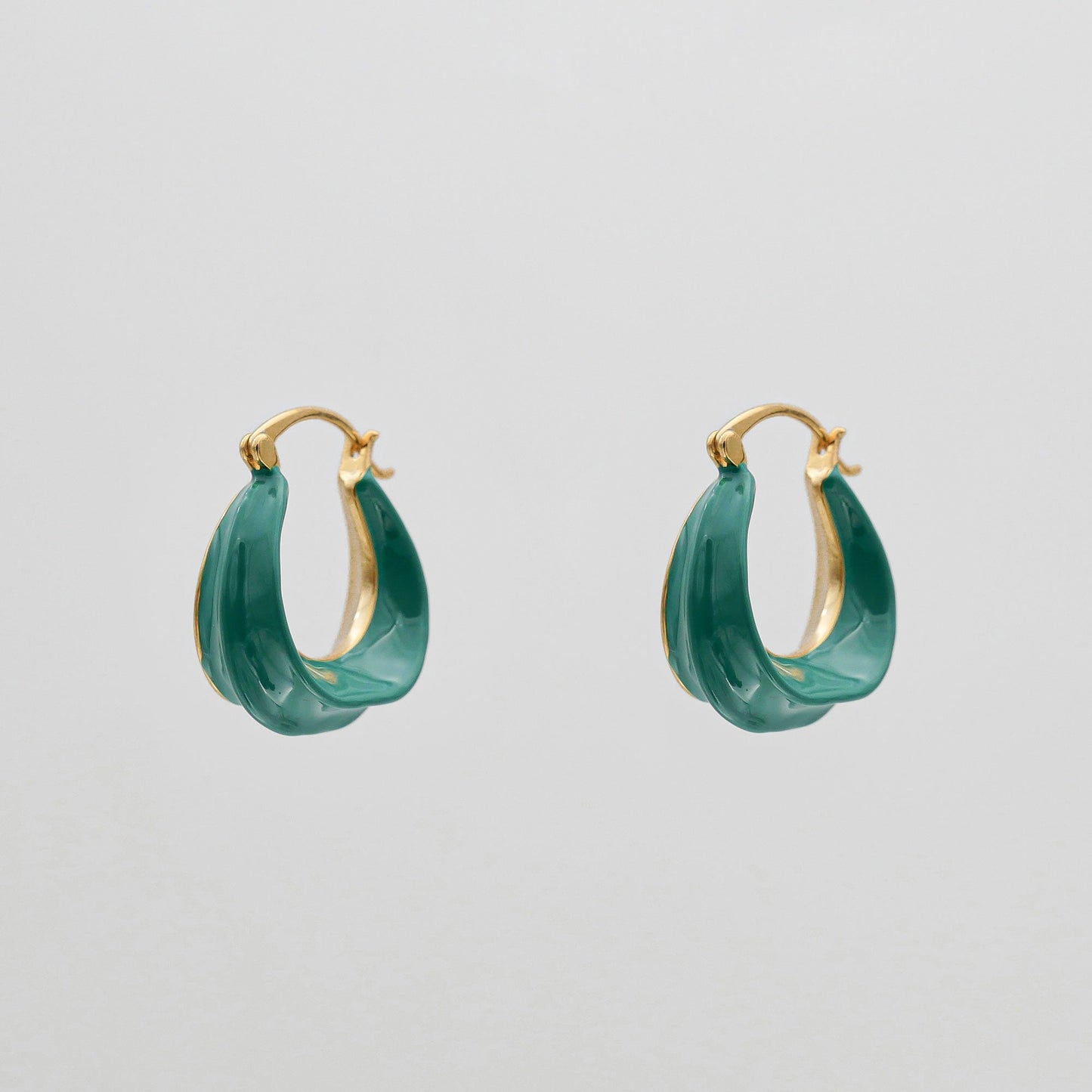 Katia Earrings Emerald