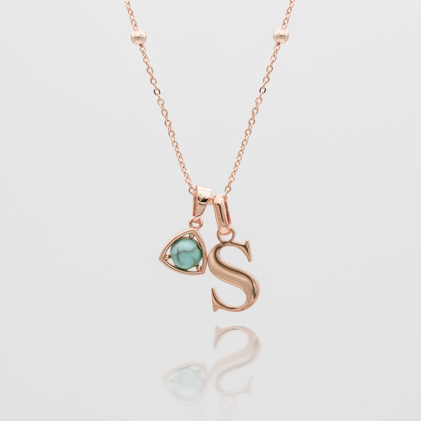 Kayla Initial & Birthstone Necklace