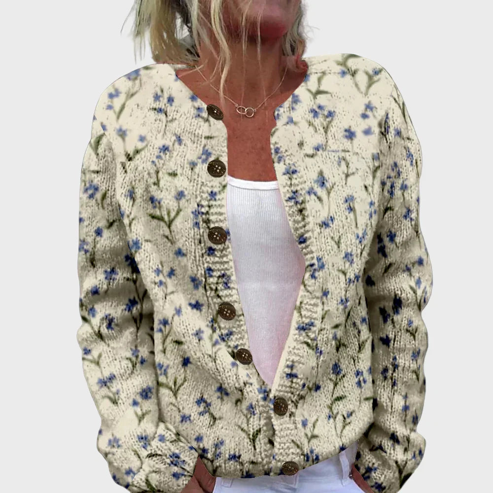 Gilettino Elegante in Maglia con Motivo