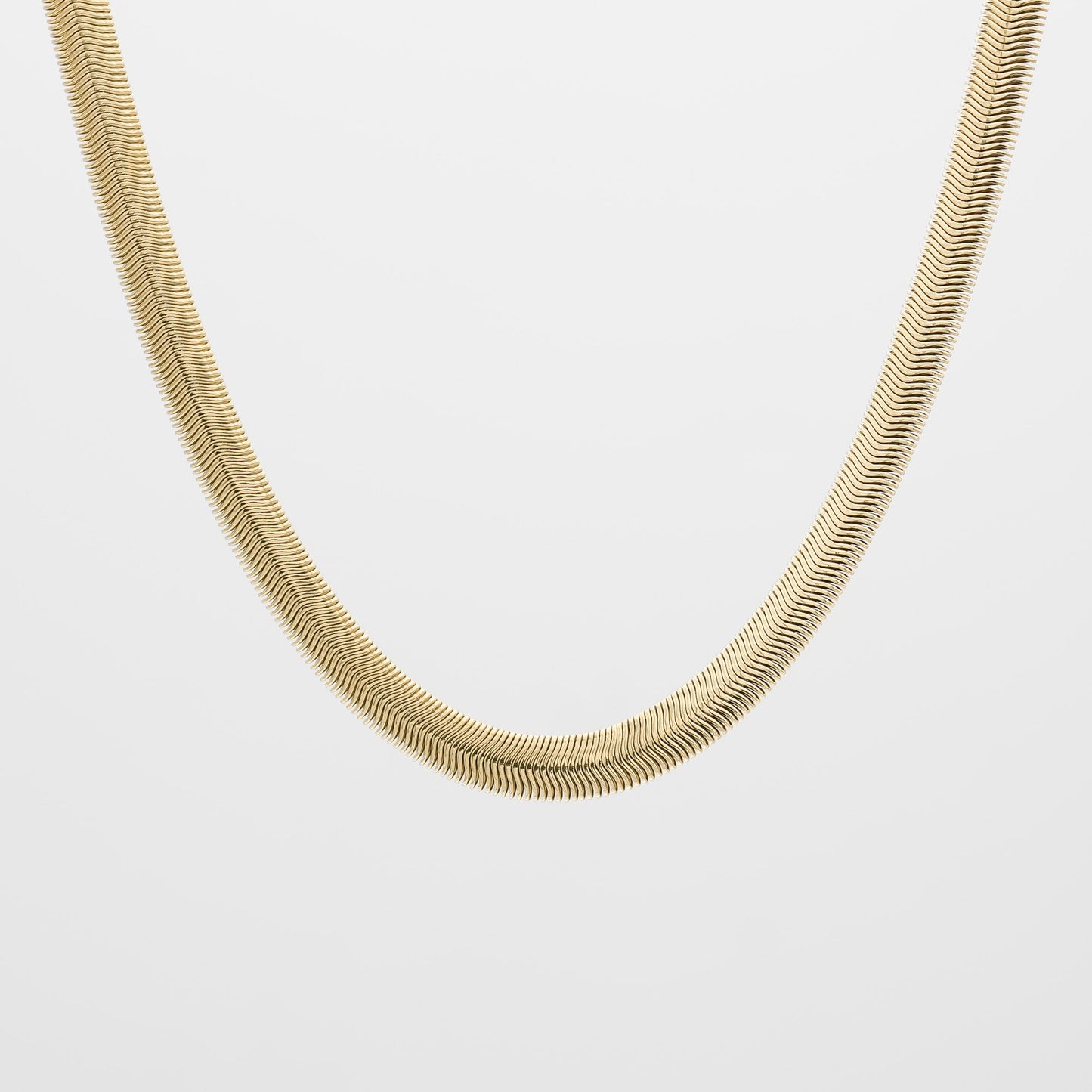 Skyla Chunky Herringbone Necklace