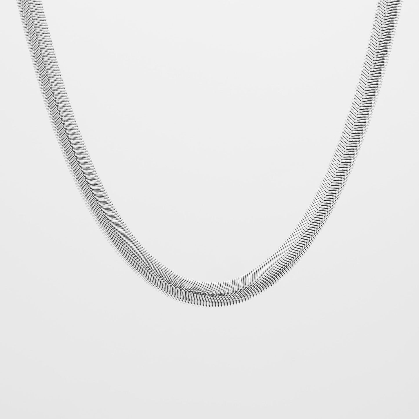 Skyla Chunky Herringbone Necklace