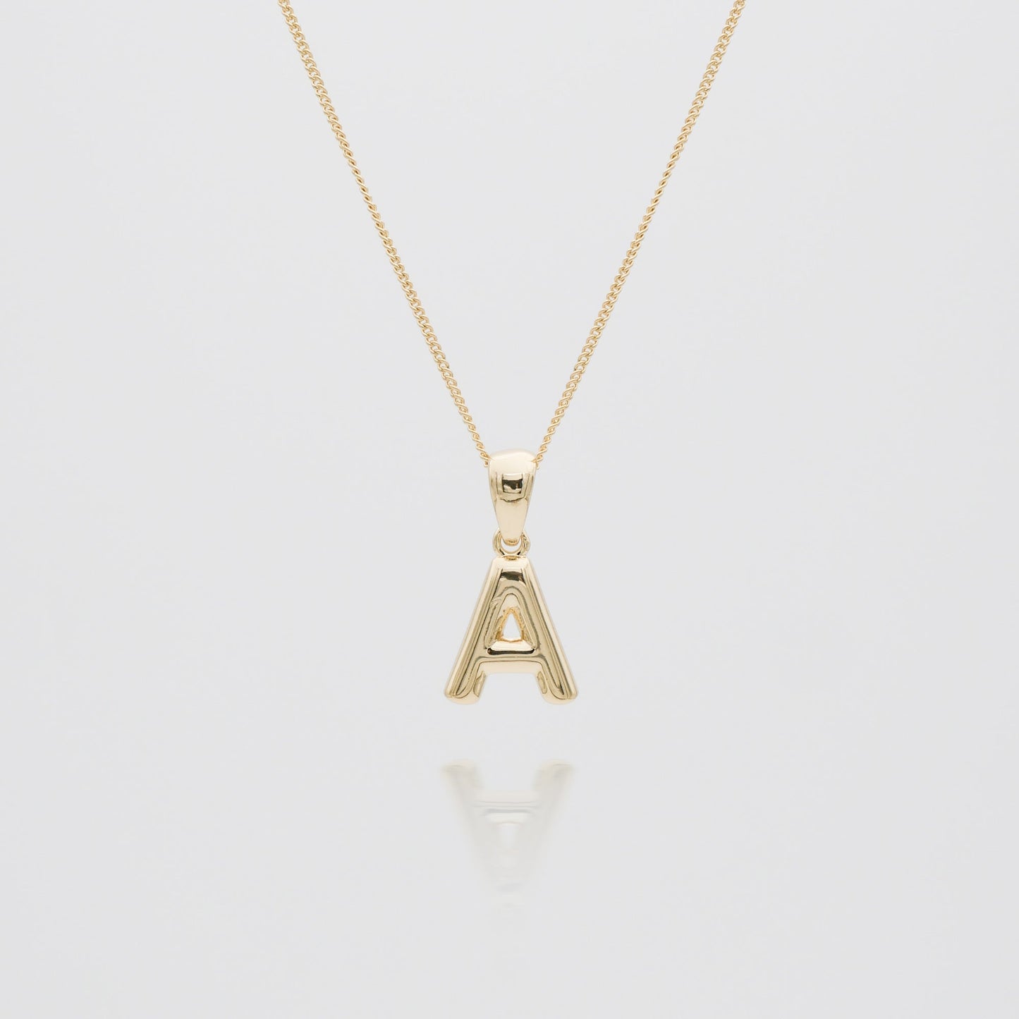 Mini Bubble Initial Necklace