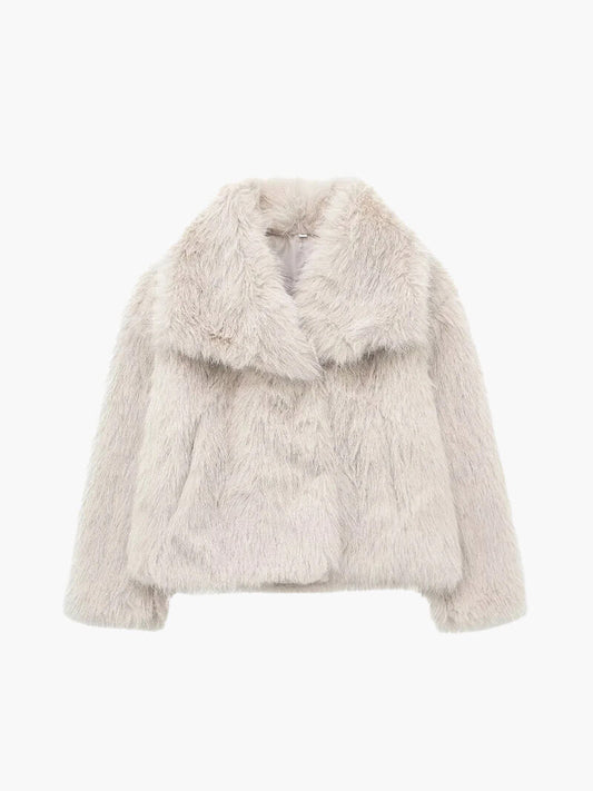Cappotto in Pelliccia Sintetica Jenna