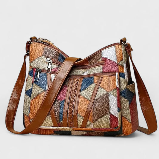 Solara - Borsa in pelle a mosaico