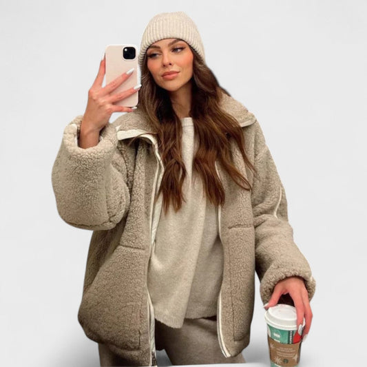 Kaja - Morbido cappotto di peluche