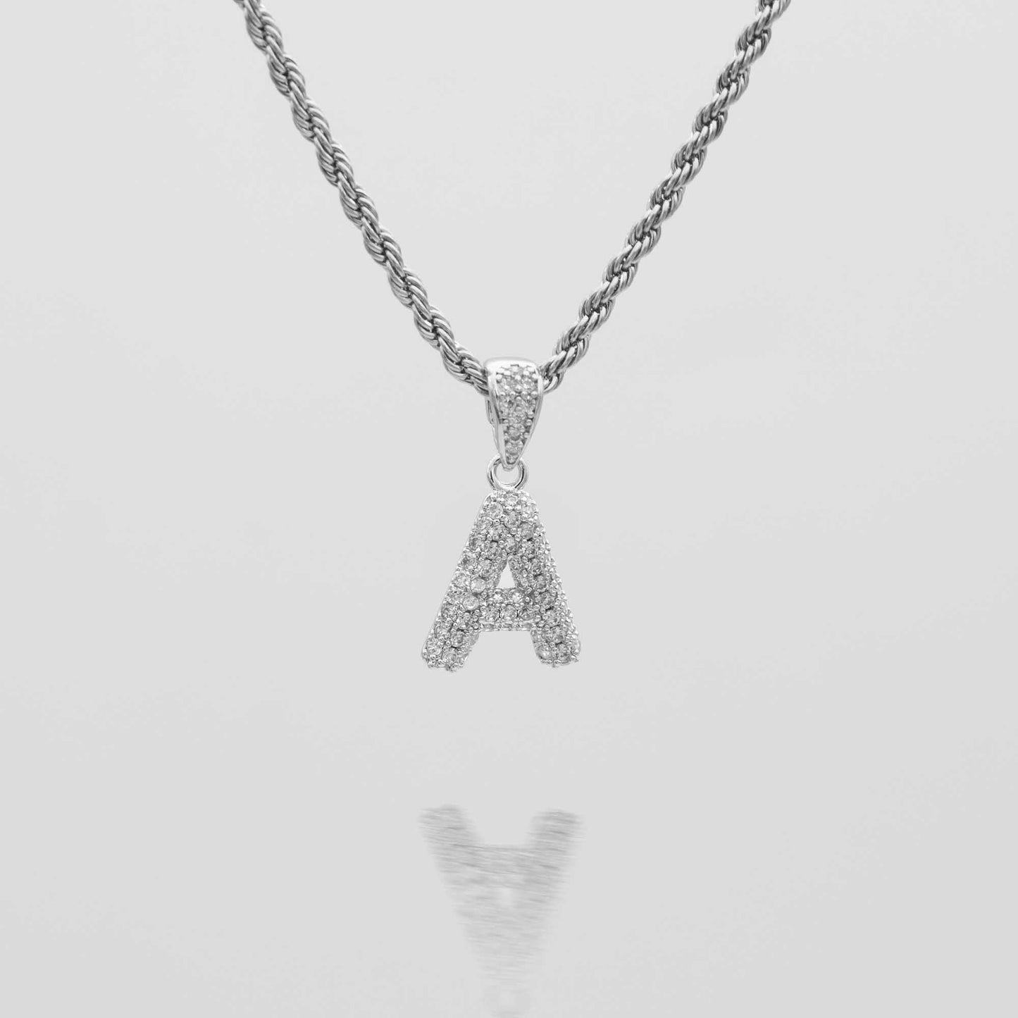 ICY Mini Bubble Initial Necklace
