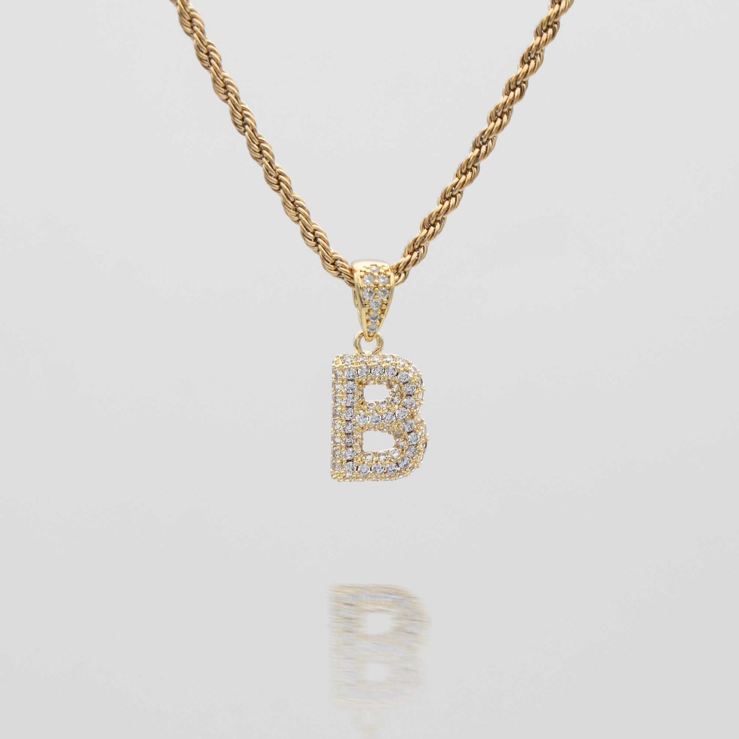 ICY Mini Bubble Initial Necklace