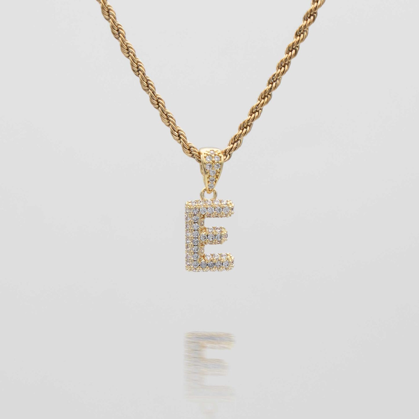 ICY Mini Bubble Initial Necklace