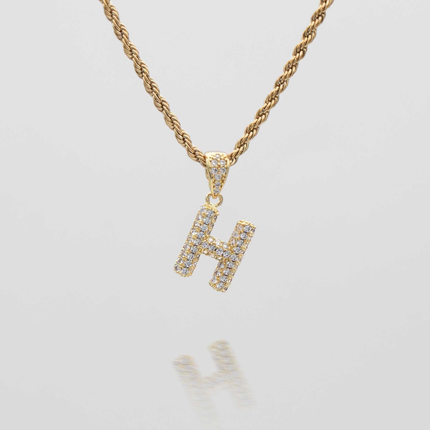 ICY Mini Bubble Initial Necklace