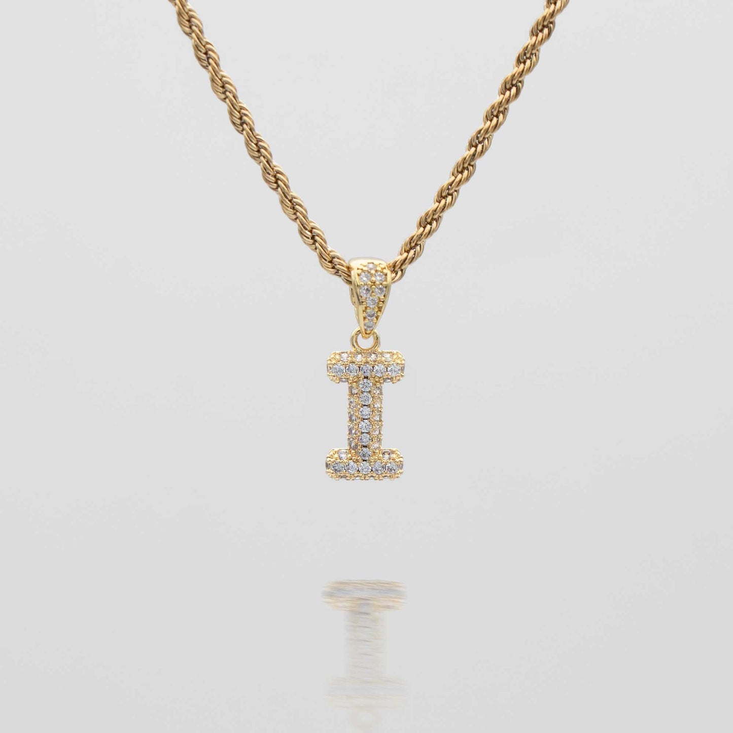 ICY Mini Bubble Initial Necklace