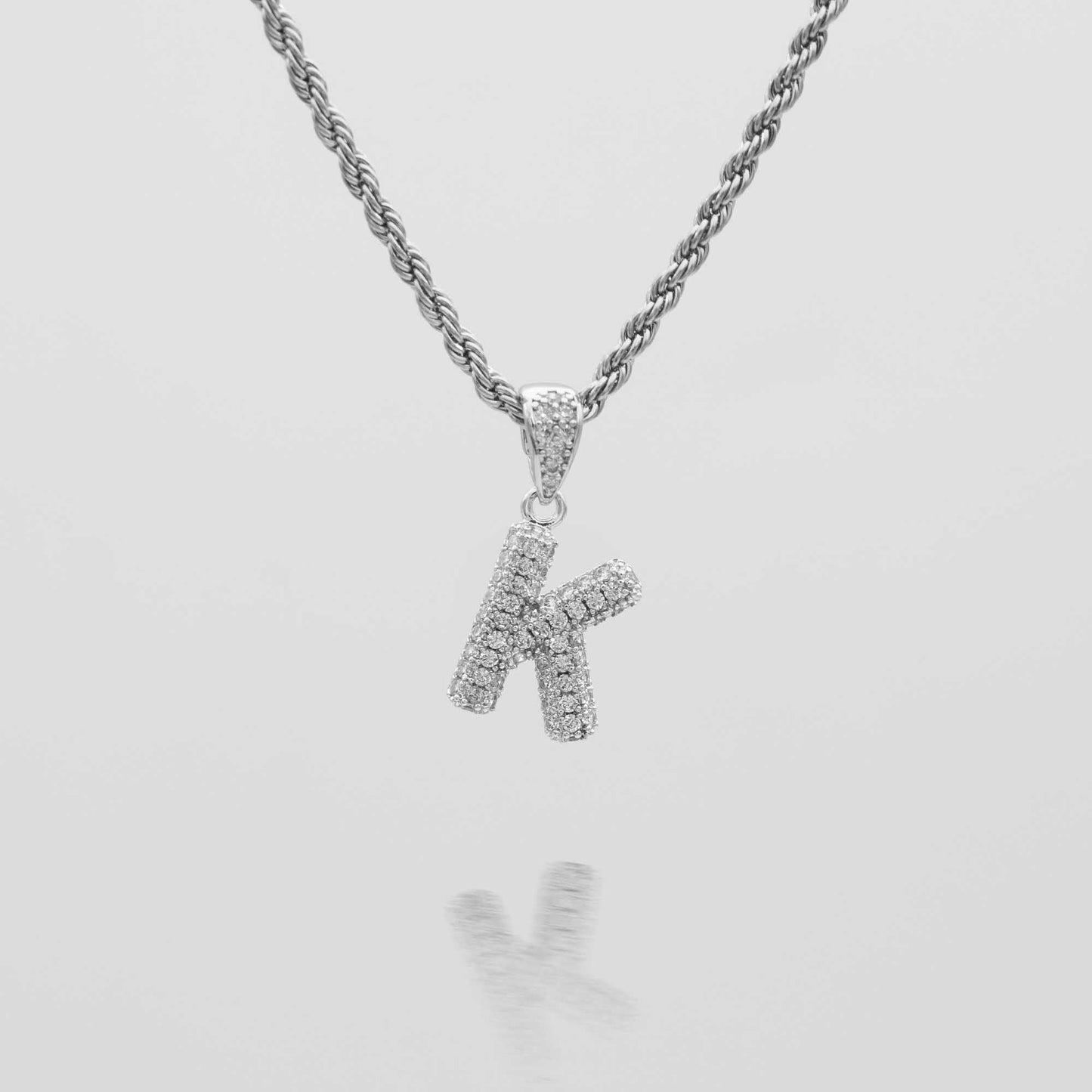 ICY Mini Bubble Initial Necklace