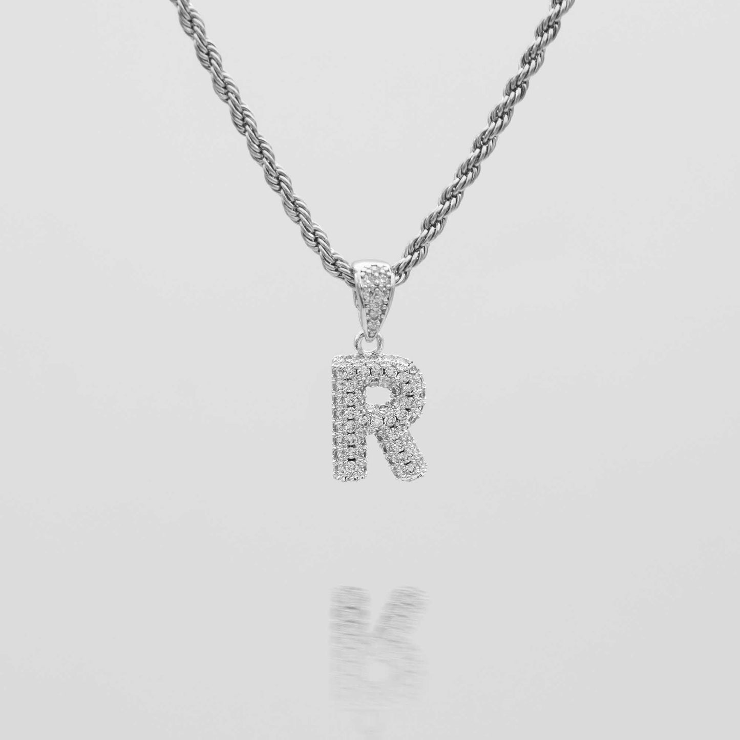 ICY Mini Bubble Initial Necklace