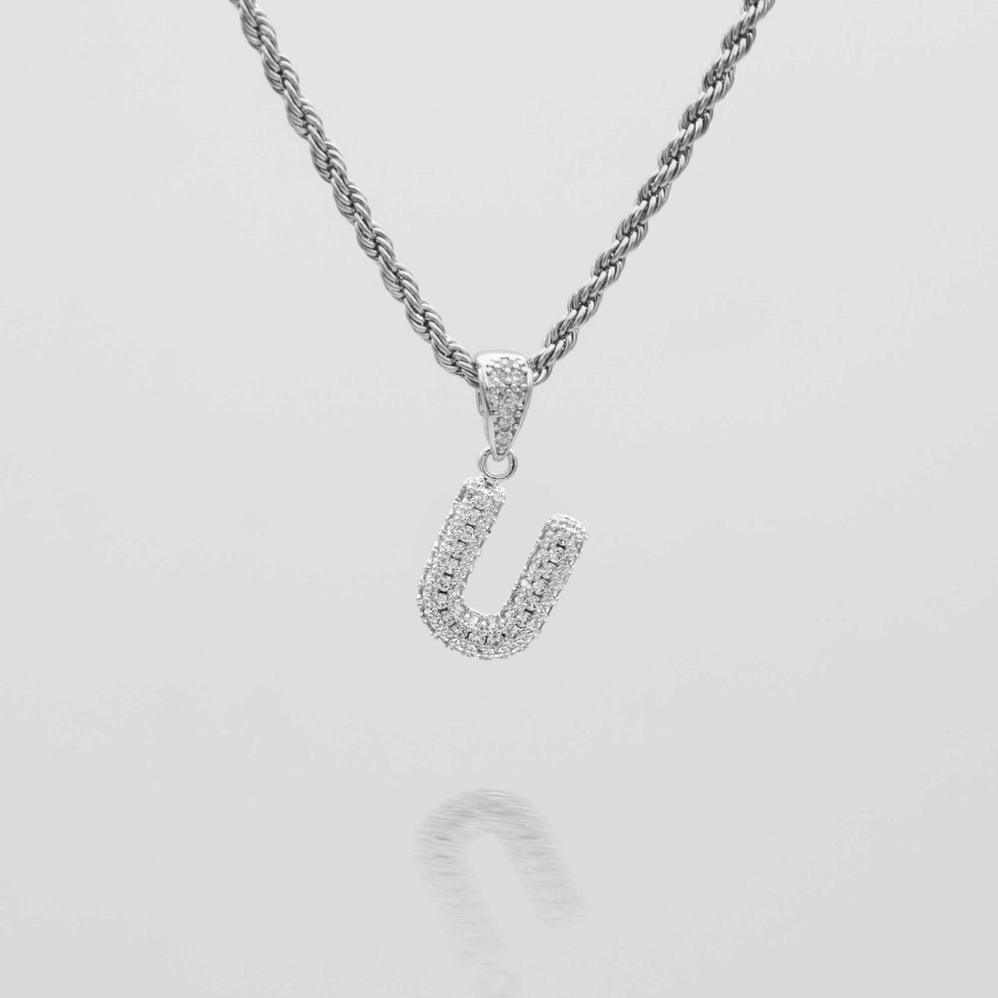 ICY Mini Bubble Initial Necklace