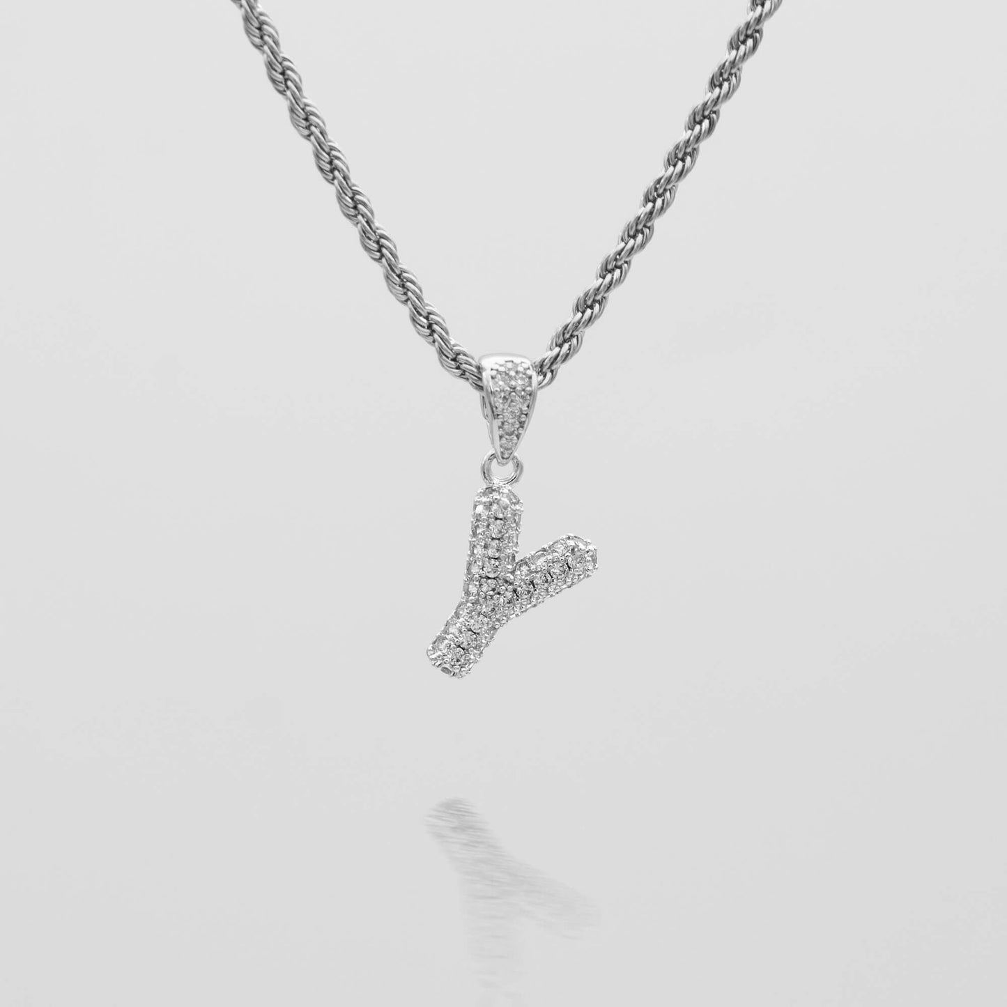 ICY Mini Bubble Initial Necklace