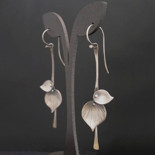 Lupera – Orecchini vintage in forma di foglia
