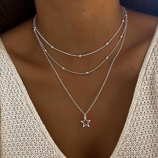 Cornel – Collana vintage con pendente a forma di stella