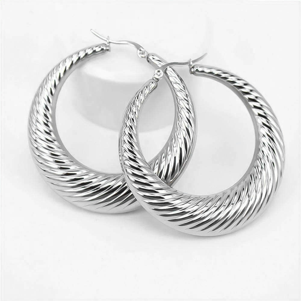 Julia Silver Hoops