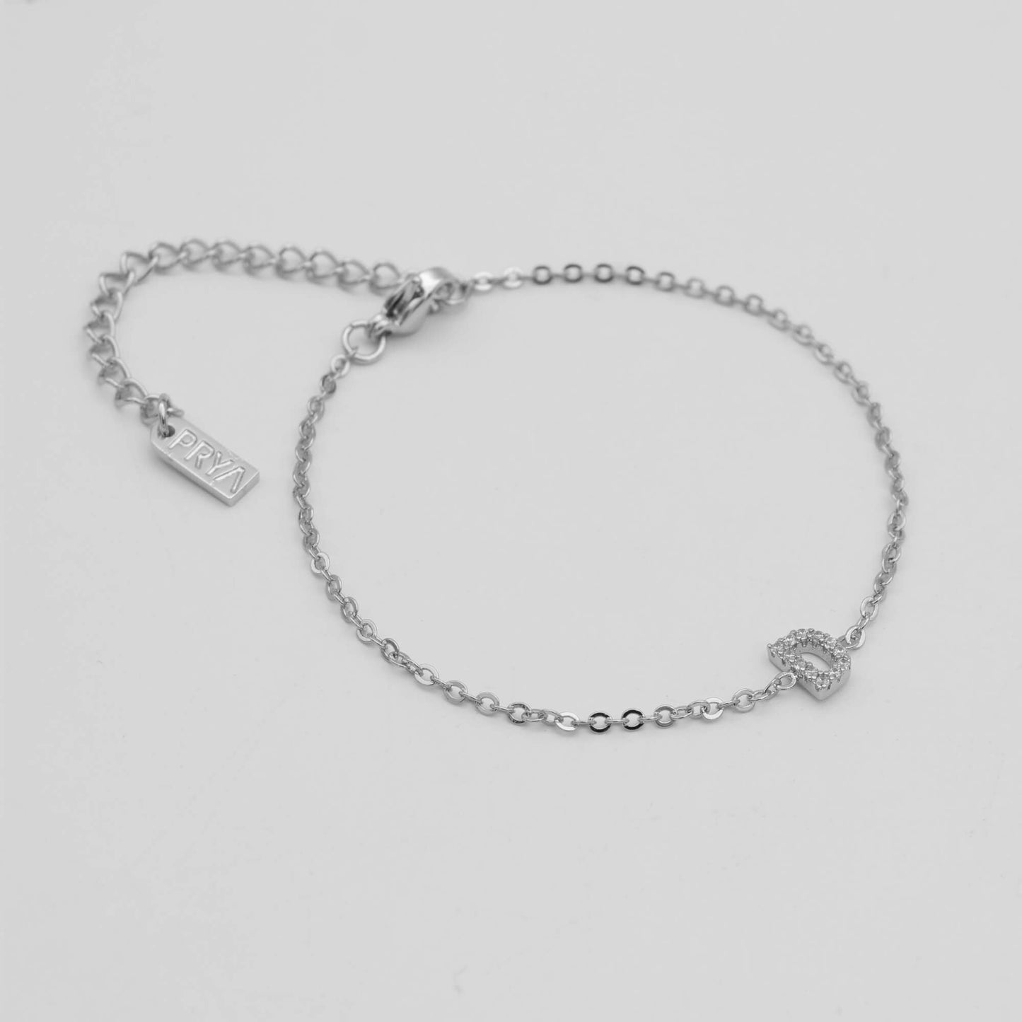 Lana icy initial bracelet