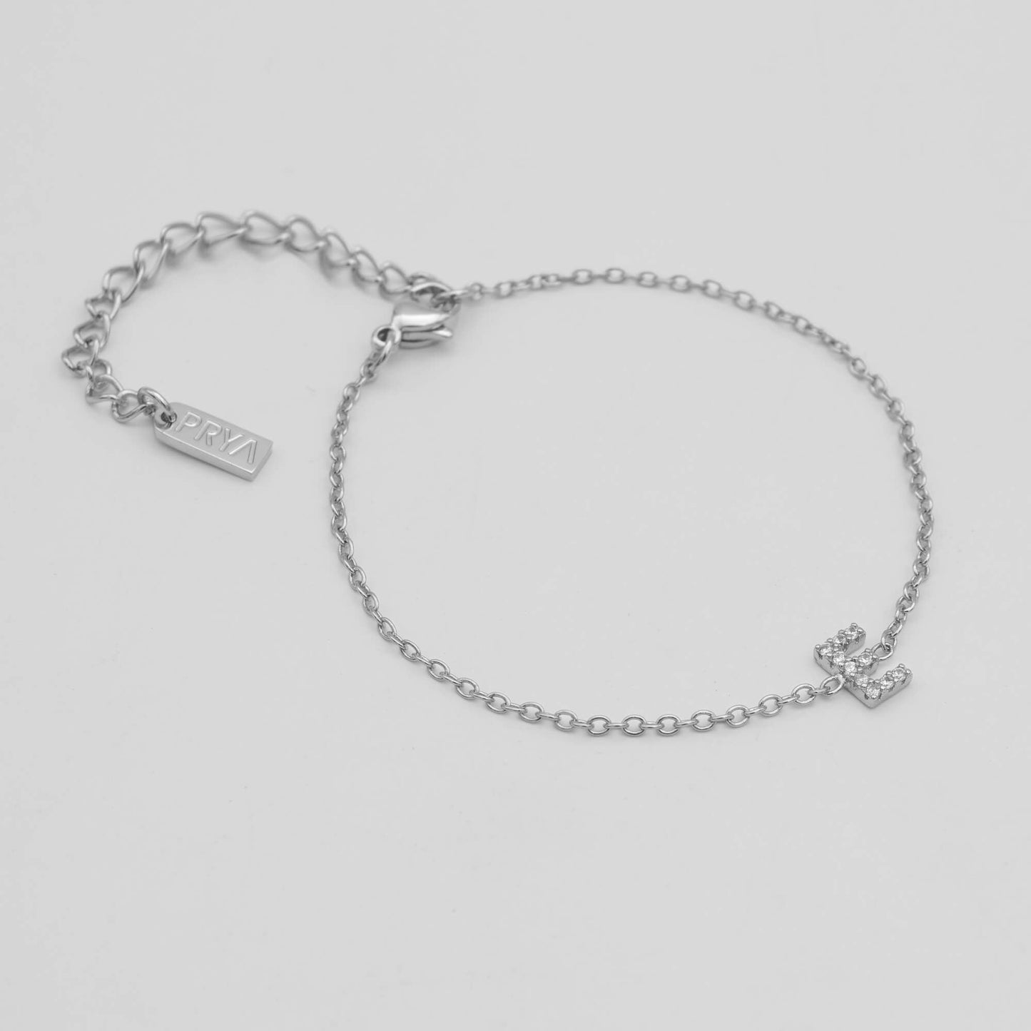 Lana icy initial bracelet