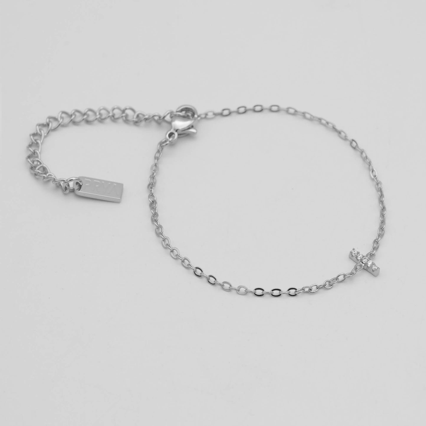 Lana icy initial bracelet