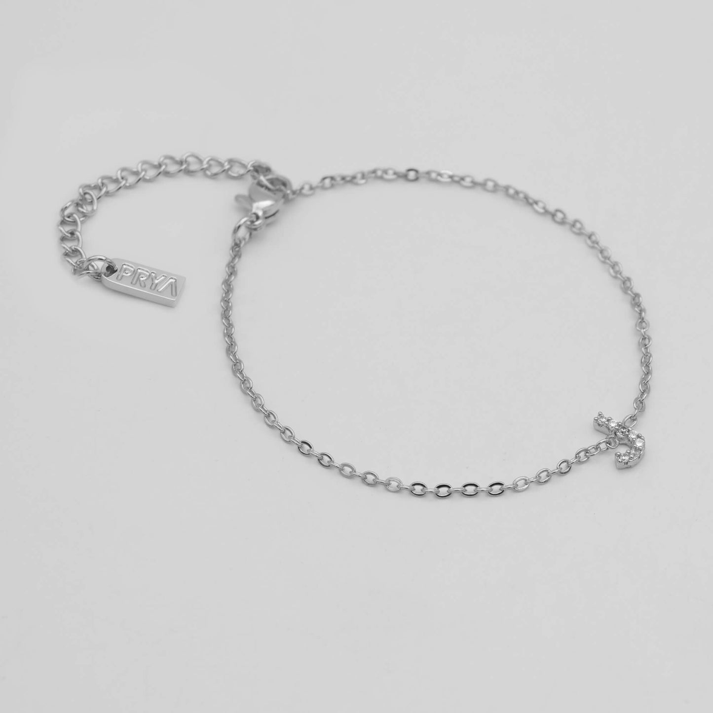 Lana icy initial bracelet