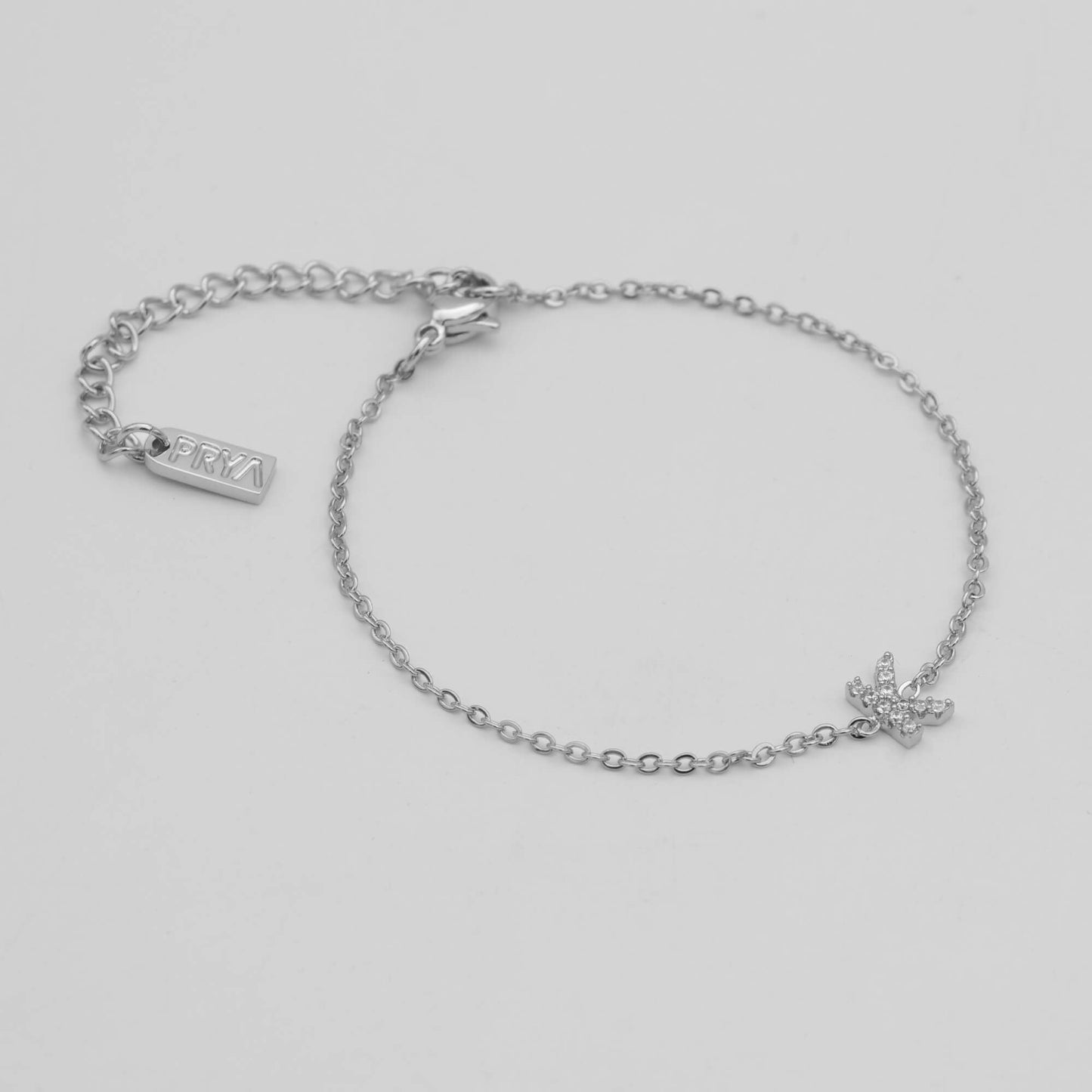 Lana icy initial bracelet
