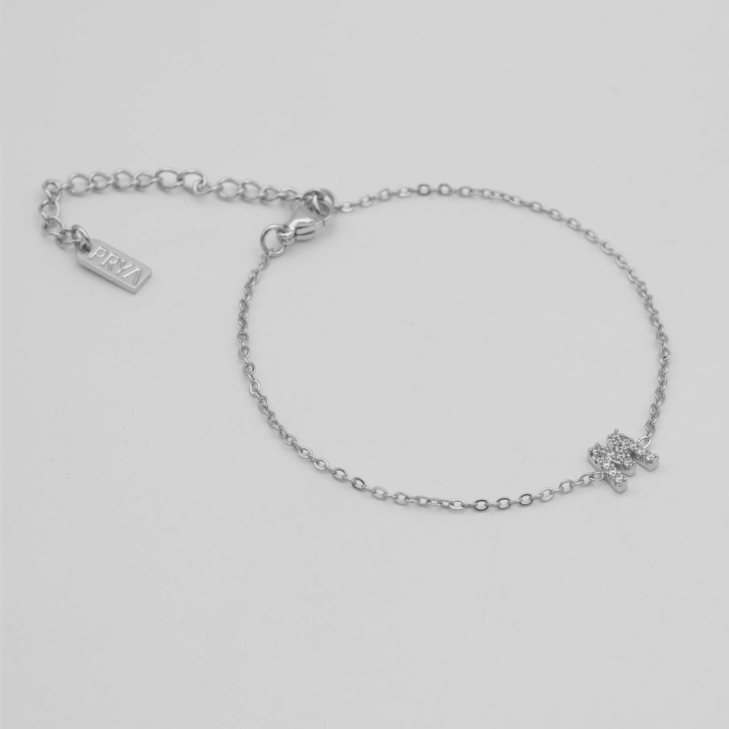 Lana icy initial bracelet