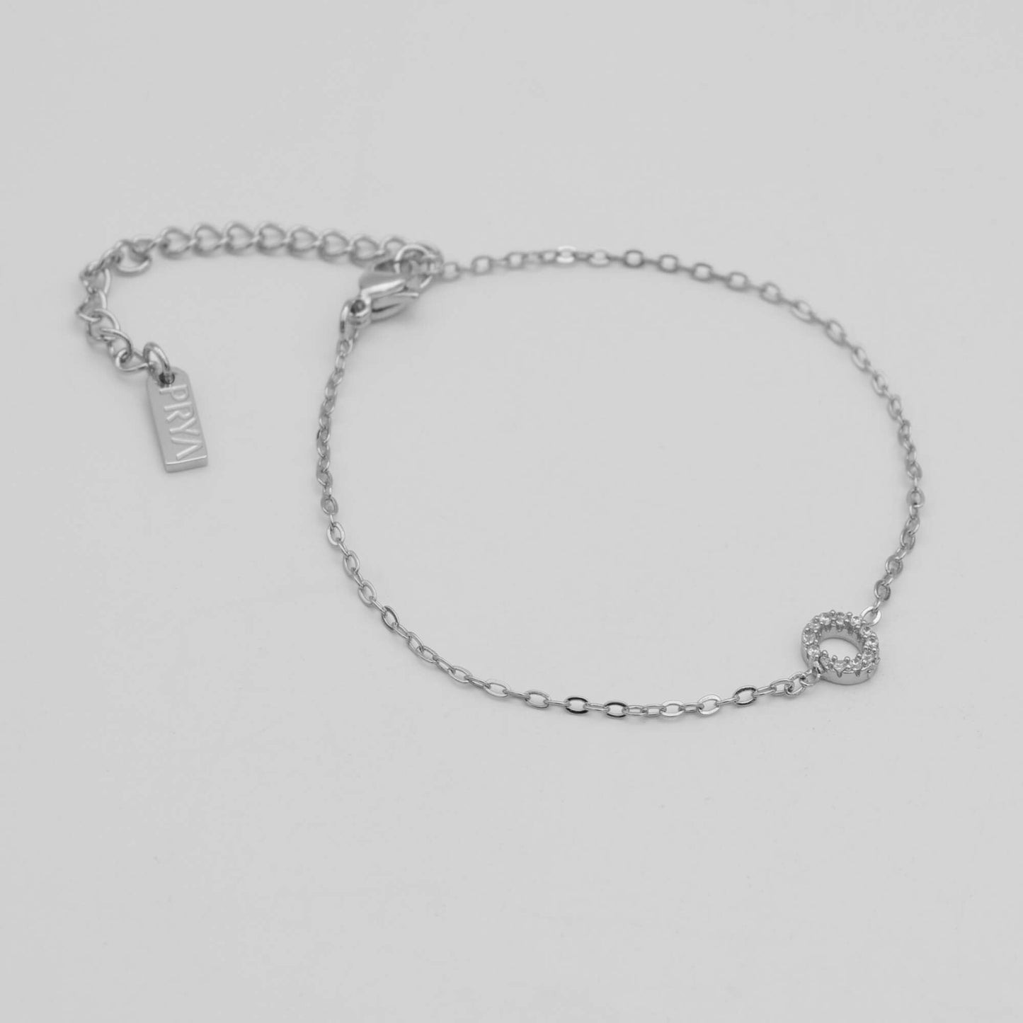 Lana icy initial bracelet